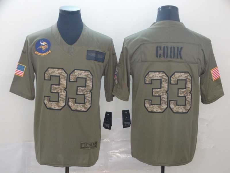 Nike Vikings 33 Dalvin Cook 2019 Olive Camo Salute To Service Limited Jersey,We sell and wholesale Nike Vikings 33 Dalvin Cook 2019 Olive Camo Salute To Service Limited Jersey on line form chian!